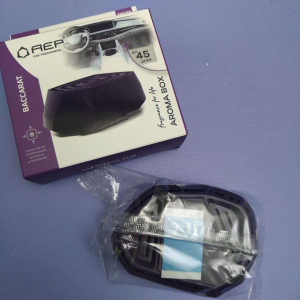 Ароматизатор воздуха на приборную панель AROMA BOX, гранулы в полимере